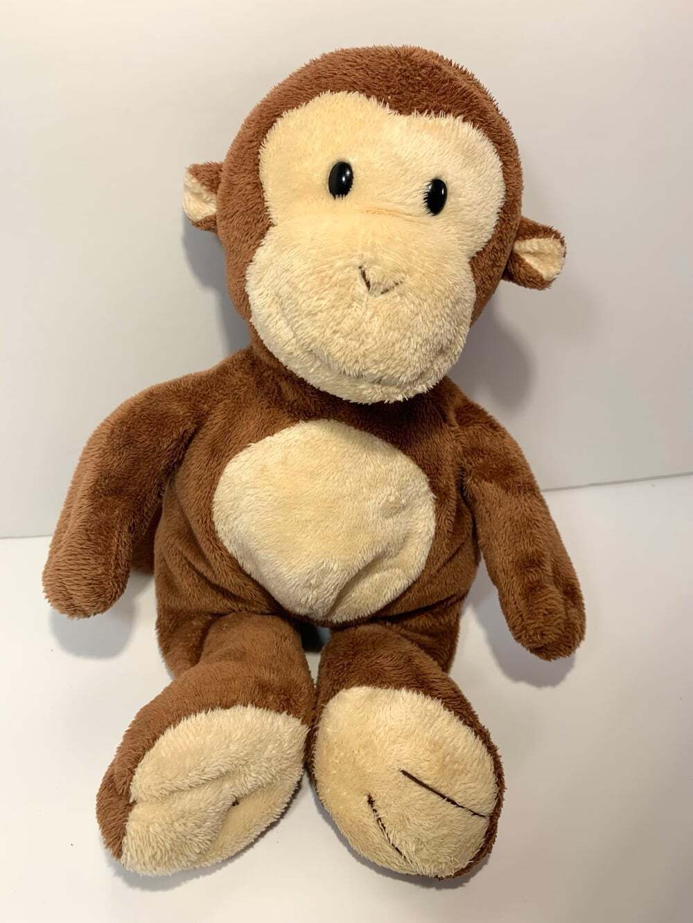 TY Pluffies Plush DANGLE the Monkey 10" 2012 Soft Stuffed Animal Toy